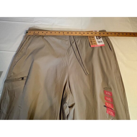 ZeroXposur Linea Stretch Pants Men's XXL Gravel Elastic Waist Drawcord Pockets - Picture 9 of 10